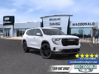 2026 GMC Acadia Elevation - $454 B/W Image# 1