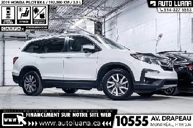 2019 HONDA Pilot EXL AWDCARPLAYCAMERAANGLE MORTCUIR8 PLACE