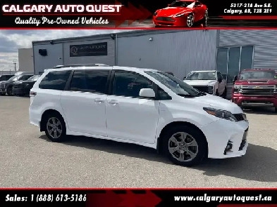 2020 Toyota Sienna SE AWD 7PassengerNAVICAMDVDLEATHERSUNRO