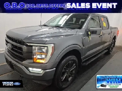 2022 Ford F150 LARIAT 4WD 502A SPORT TWIN MOON TONNEAU BOXLINER