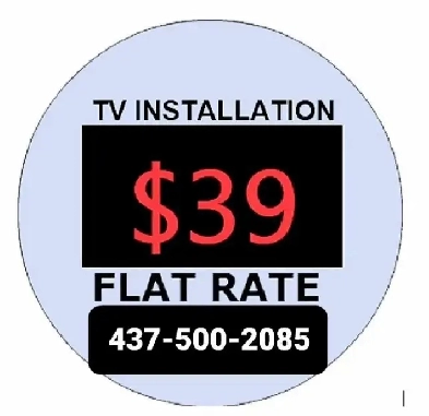 39 flatrate TV wall mount installation 4375002085 lowest in GT