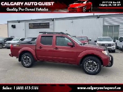 2019 Nissan Frontier PRO4XCREWCAB4x4NAVICAMLEATHERSUNROO
