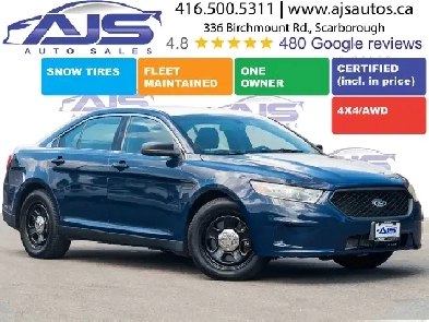 2013 FORD TAURUS AWD POLICE INTERCEPTOR SEDAN
