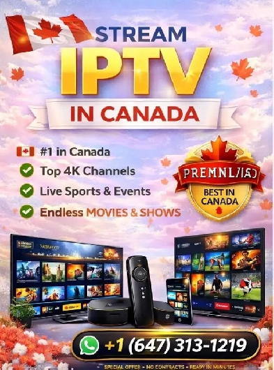 Fastest 4k IP TV tv subscription  Most stable