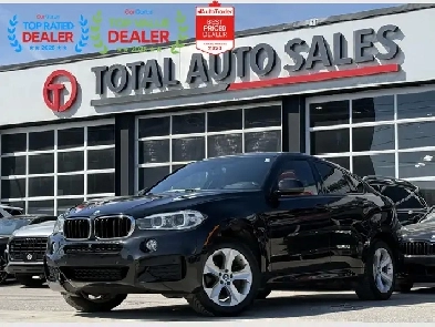 2015 BMW X6 M PKG  EXT LEATHER PKG  RED INT  HUD  LOADED