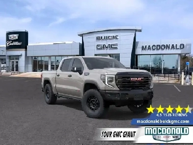 2026 GMC Sierra 1500 AT4X - Leather Seats - $843 B/W Image# 1