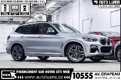 2018 BMW X3 M40i xDrive TOIT PANO/CARPLAY/HUD/MAGS 21'/CAMERA Image# 1