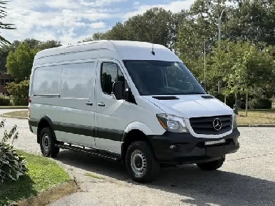 2017 Mercedes-Benz Sprinter 2500 4X4 Cargo Van with Rear Shelvin Image# 1