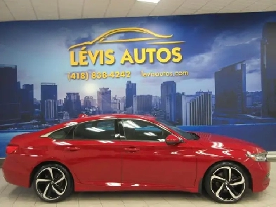 HONDA ACCORD 2019 SPORT TURBO AUTOMATIQUE TOIT OUVRANT CUIR CHAU Image# 1
