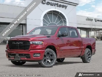 2026 Ram 1500 Sport  57L V8 HEMI ENGINE  392 REAR AXLE