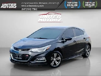 2017 Chevrolet Cruze LT RS ManSAFETY CERTIFIED