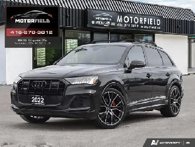 2022 Audi Q7 echnik 30 TFSI Quattro AWD S Line Luxury PKG Driv