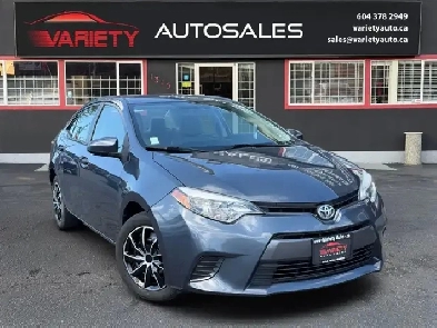 2015 Toyota Corolla 4dr Sdn AUTO CE Reliable Fuel Efficient F