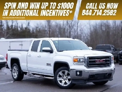 2015 GMC Sierra 1500 SLE  Leather Steering Wheel  WiFi