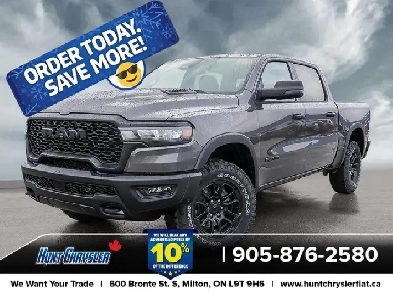 2026 RAM 1500 REBEL  HEMI  NAVI  BLIND  SAFETY  CPLAY  WOW