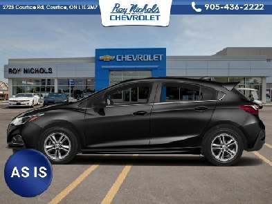 2018 Chevrolet Cruze RS Package  Tradein  One owner