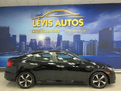 HONDA CIVIC 2016 TOURING AUTOMATIQUE GPS TOIT OUVRANT CUIR  J Image# 1