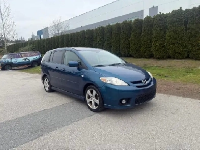 2006 MAZDA 5 SPORT AUTOMATIC A/C MOONROOF 7 PASSENGER ALLOYS ! Image# 1