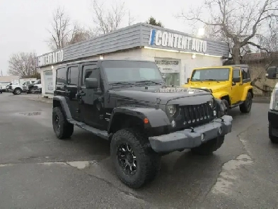 Jeep Wrangler Unlimited 4WD 4dr Sahara cuir body lift financemen Image# 1