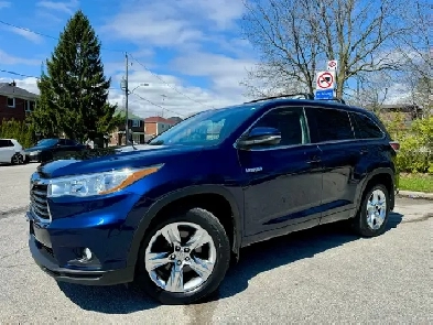 2015 Toyota Highlander Limited Hybrid Only 171900 kms LIKE NEW