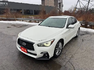 2018 Infiniti Q50 Luxe W ProAssist  Camera  Leather  GPS