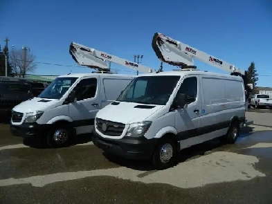 2018 MercedesBenz Sprinter Van cargo van with bucket lift model