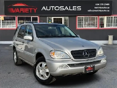 2002 MercedesBenz MClass 4dr 4MATIC 32L Classic Low KM  Lux
