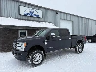 2019 Ford F350 Crew Cab 4X4 Platinum 67L  Rebuilt Title