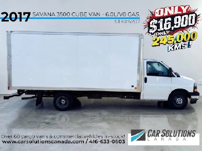 2017 GMC SAVANA 3500 CUBE VAN 3500