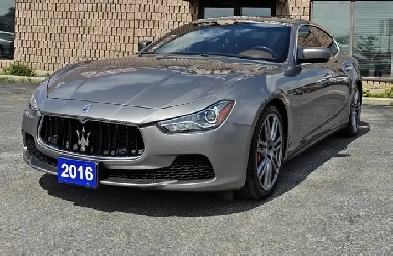 2016 Maserati Ghibli SQ4  No Accidents Reported  AWD  Low km