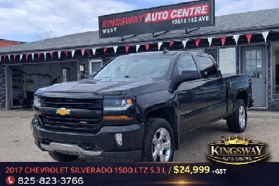 2017 CHEVROLET SILVERADO 1500 LTZ Z71  53L V8  4X4  CREW CAB