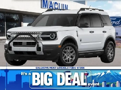 2026 Ford Bronco Sport BIG BEND  BLACK DIAMOND OFF ROAD PACKAGE