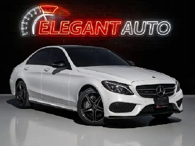 2018 MercedesBenz CClass 300AMGNIGHTNAVPANOROOF360CAMCLE