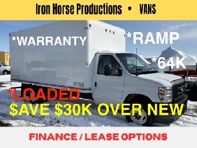 2024 Ford E450 16 CUBE VAN RAMP LOADED AVE 30K OVER NEW