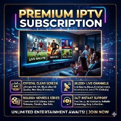 Smart IPTV subscription for all devices