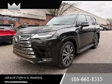 2023 Lexus LX LX 600 Auto LUXURY PACKAGE NO ACCIDENT