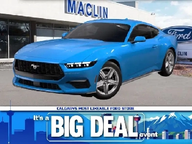 2026 Ford Mustang ECOBOOST COUPE PREM  ACTIVE VALVE EXHAUST  S