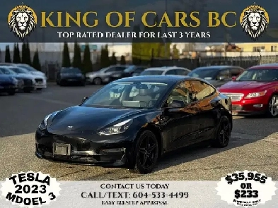2023 TESLA MODEL 3