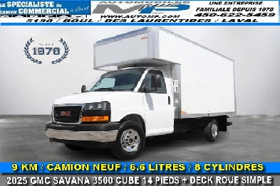 GMC Savana Cargo CUBE 14 PIEDS   DECK  CAMION NEUF  9 KM  66