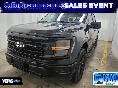 2024 Ford F150 XLT 4WD 302A Black Edition Powerful 430HP Hybrid