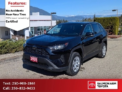 2025 Toyota RAV4 LE LE AWD CERTIFIED NO ACCIDENTS NEAR NEW