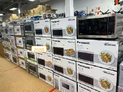 PANASONIC MICROWAVE 11 13 16 22 CUFT N WHITE BLACKSS