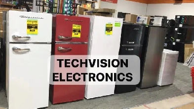 FRIGIDAIRE 75 CUFT STAINLESSS RED WHITE  BLACK REFRIGERATOR