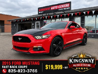 2015 FORD MUSTANG FASTBACK COUPE  23L ECOBOOST  ACCIDENT FREE