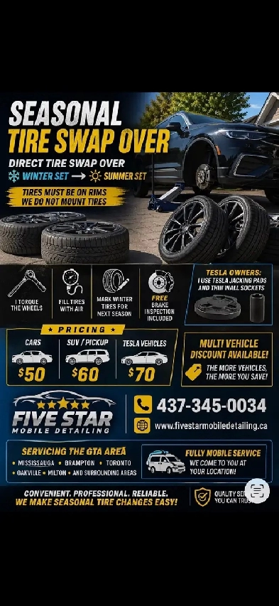 Mobile tire swap