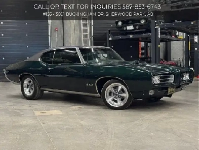 1969 Pontiac GTO  455 V8  Auto  Extensive Docs