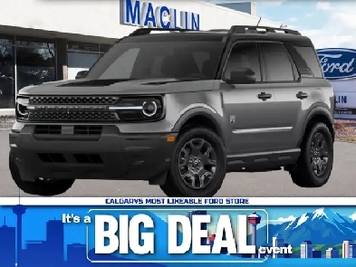 2026 Ford Bronco Sport BIG BEND  BLACK APPEARANCE PACKAGE