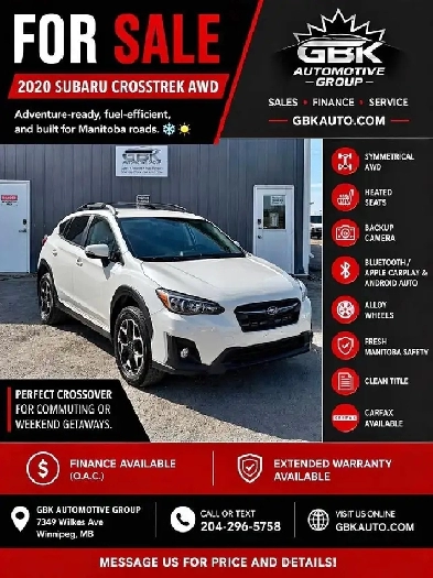 2020 Subaru Crosstrek Touring
