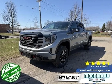 2026 GMC Sierra 1500 AT4  Leather Seats  Sunroof  685 BW