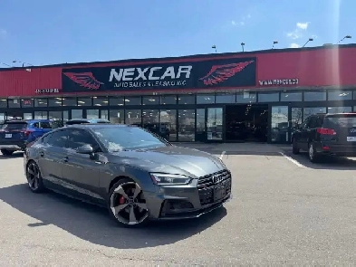 2019 Audi S5 TECHNIK AWD LEATHER PANROOF NAV BSPOT COOLED SEA